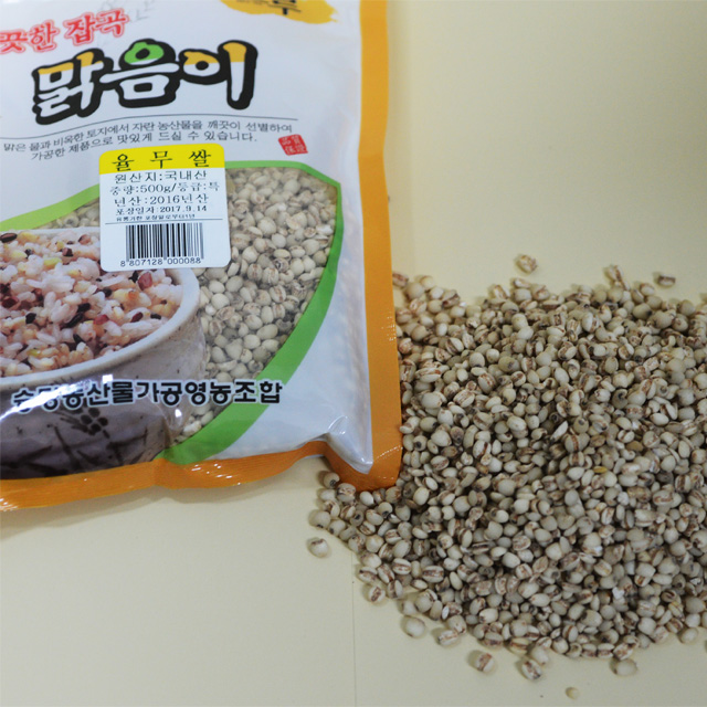 영월 동강애,햇 율무쌀(동강맑음이) 500g - 승당 잡곡 소포장
