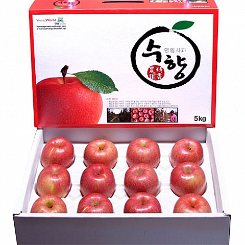 영월 동강애 고향밥상,사과 3kg