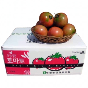 벌이 수정한 유기농 토마토-쥬스용 10kg